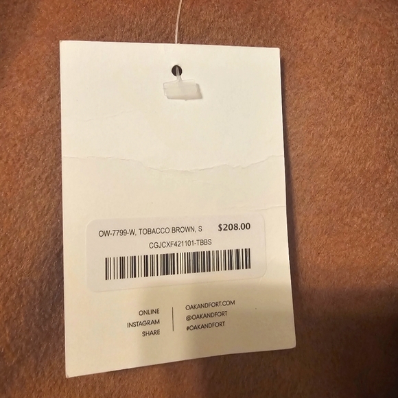 Oak+Fort Wool blend coat - Picture 4 of 15